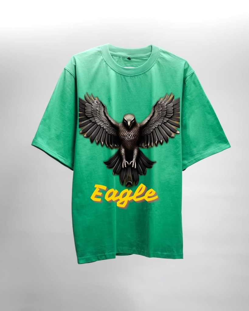 OVERSIZED Printed EAGLE  T-Shirt || Snoozones || GEN Z