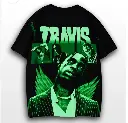  TRAVIS SCOTT BACK PRINTED OVERSIZED TSHIRT