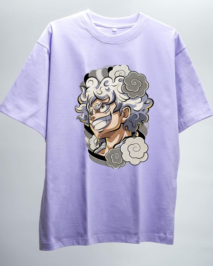  OVERSIZED LUFFY   Printed T-Shirt || Snoozones || GEN Z