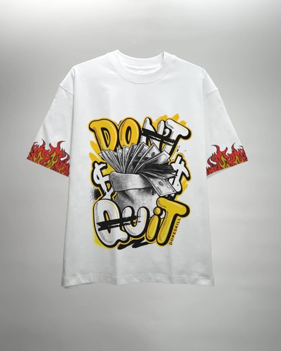 oversized|| freedom DONT QUIT  printed || GEN Z 