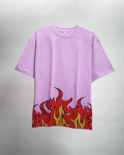 OVERSIZED  FIRE  Printed T-Shirt || Snoozones || GEN Z